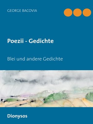 cover image of Poezii--Gedichte